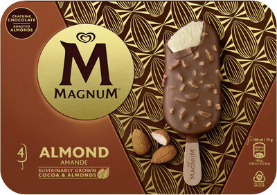 Glaces amande Magnum