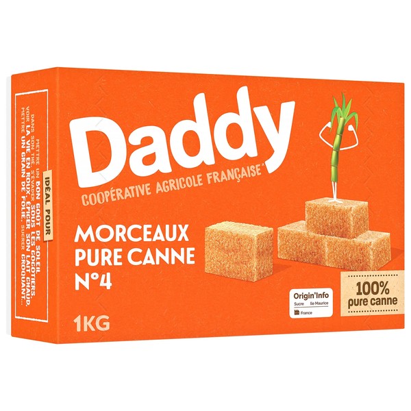 Sucre en Morceaux Pure Canne Daddy 1kg