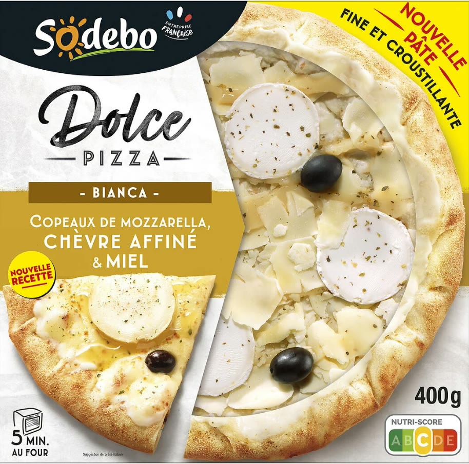 Pizza Dolce Chev.miel 400