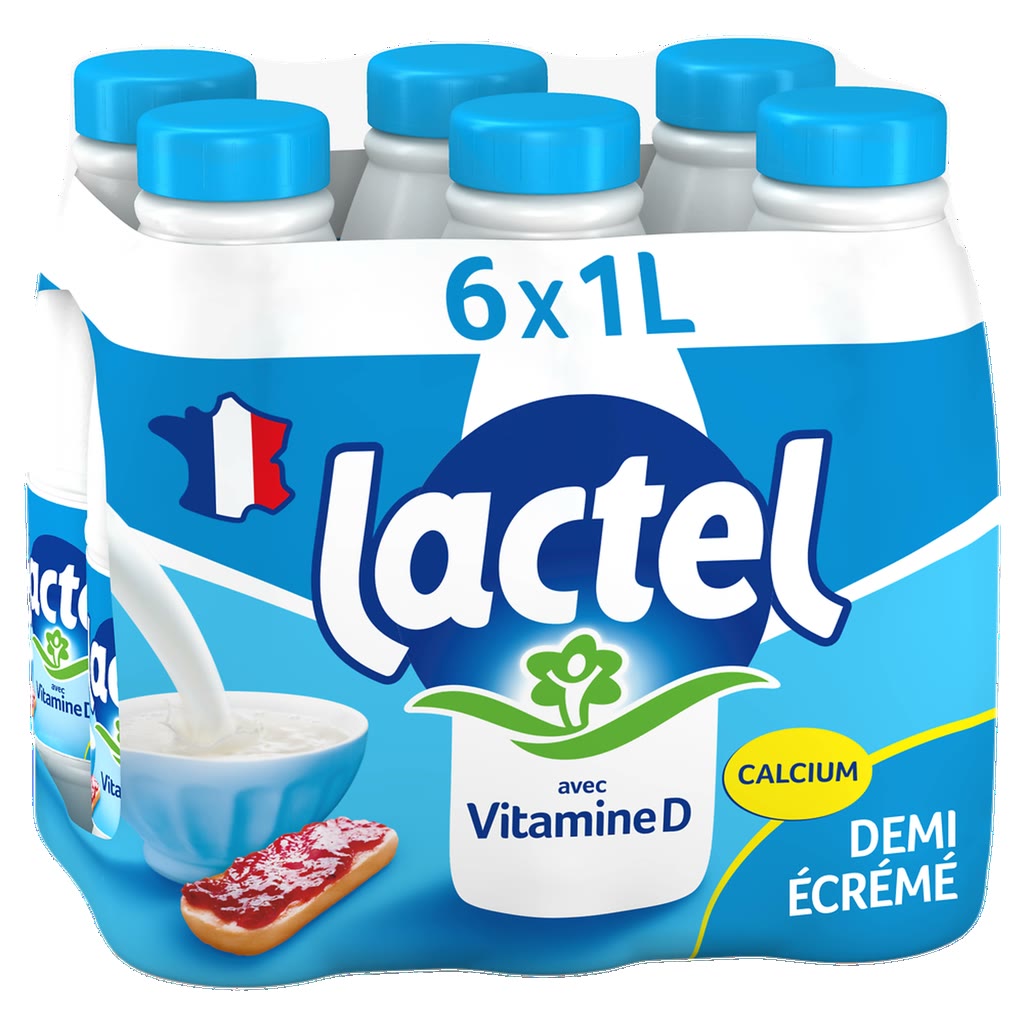 BV6X1L Lait 1/2ECR.LACTEL