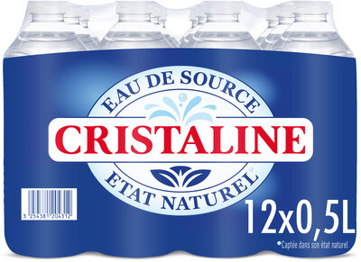 Cristaline eau de source 12x50cl