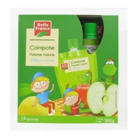Gourdes Pomme Allégée x4 Belle France