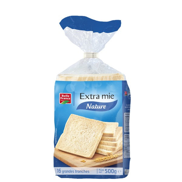 Pain de Mie Sans Croûte Nature 500g