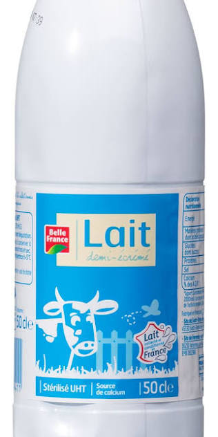 Lait demi-écrémé Belle France