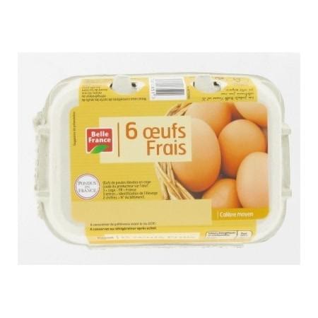 Bte 6 Oeufs Frais Sol. BF