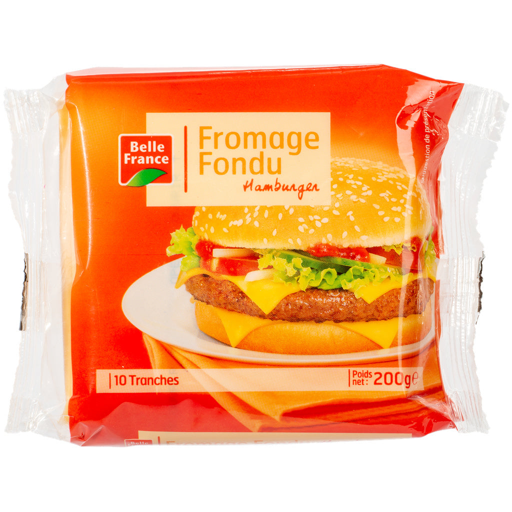 Tranches Fromage Fondu Hamburger x10