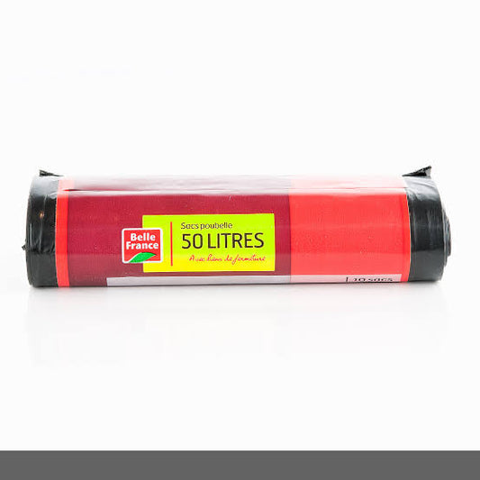 Sacs poubelle 50L x10