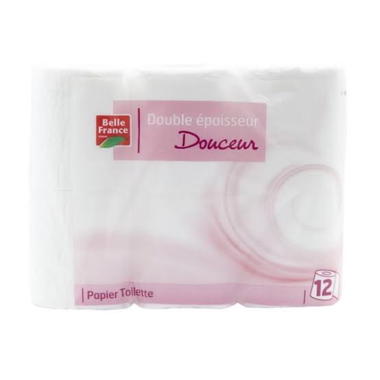 Papier hygiénique douceur 2 plis x12 Belle France