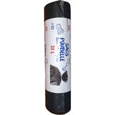 Sacs poubelle lien 50L x10