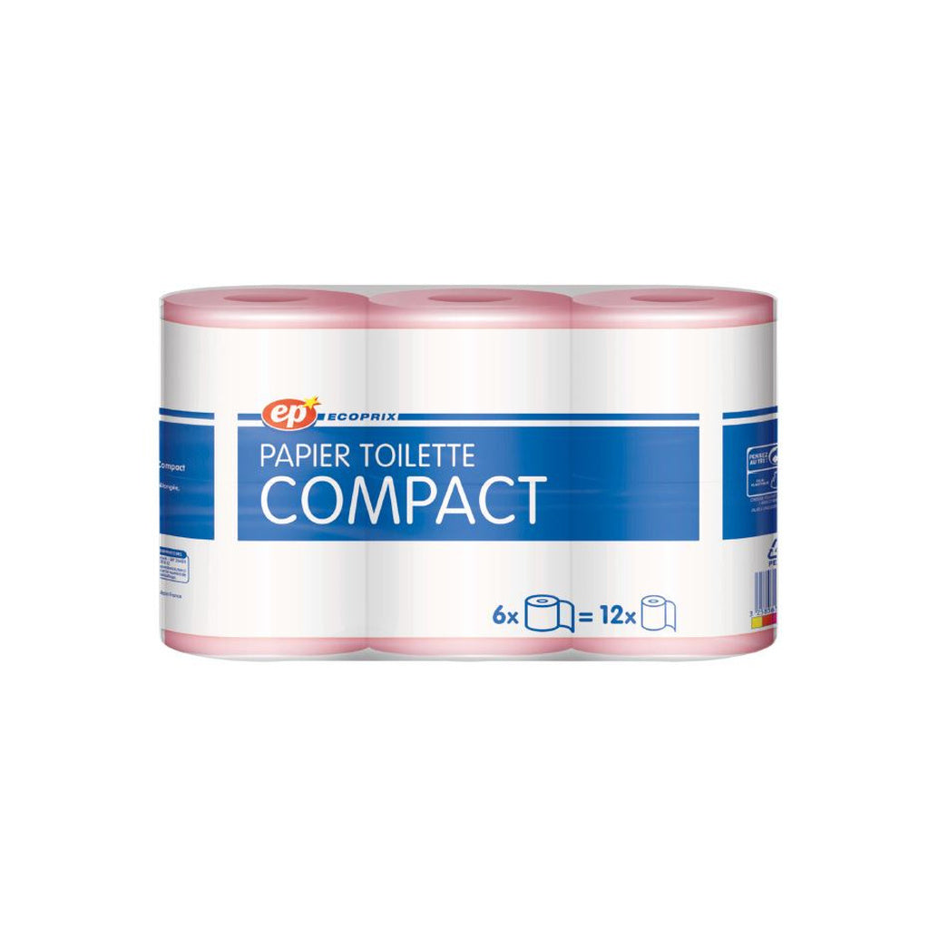 3258565670283_Papier-Toilette-Compact-Eco-Prix-6-12-Rouleaux