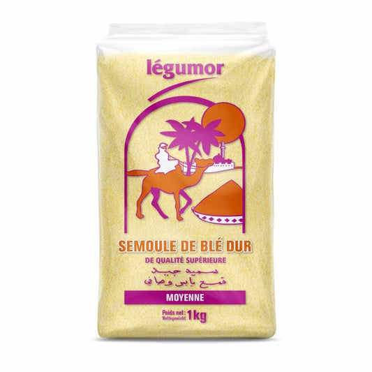 Semoule Moyenne 1KG Legumor