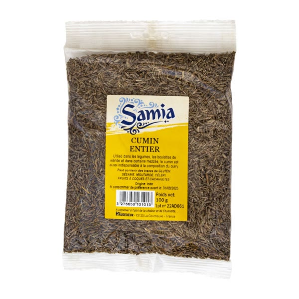 Samia Cumin Entier 100G