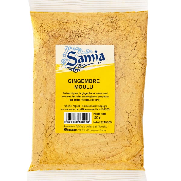 Samia Gingembre Moulu 100G