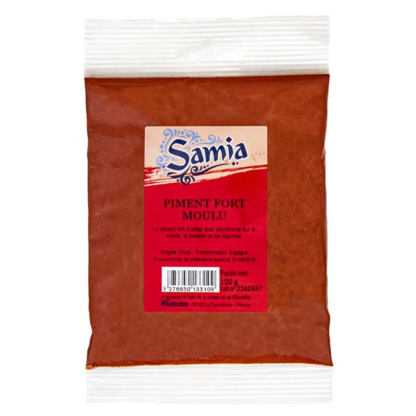 Samia Piment Fort Moulu 100G