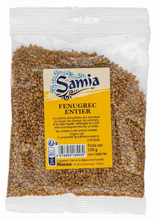 Samia Fenugrec Entier 100G