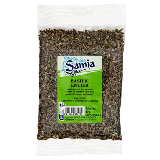 Samia Basilic Entier 50G