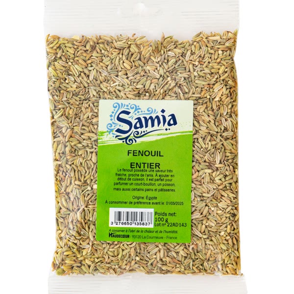 Samia Fenouil Entier 100G