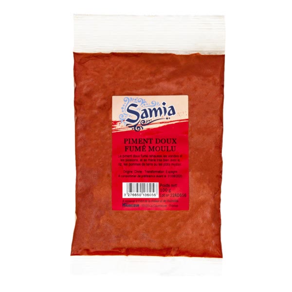 Piment Doux Fume Moul 100G Samia