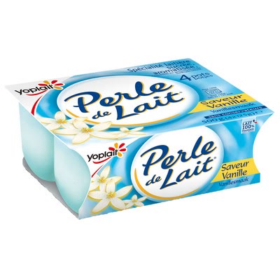 Perle Lait Saveur VANILX4