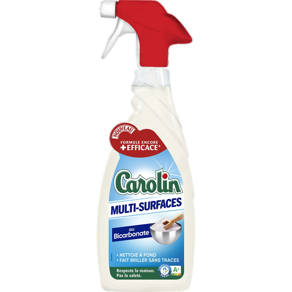 Carolin Spray Nettoyant Multi-surface Bicarbonate 650ML