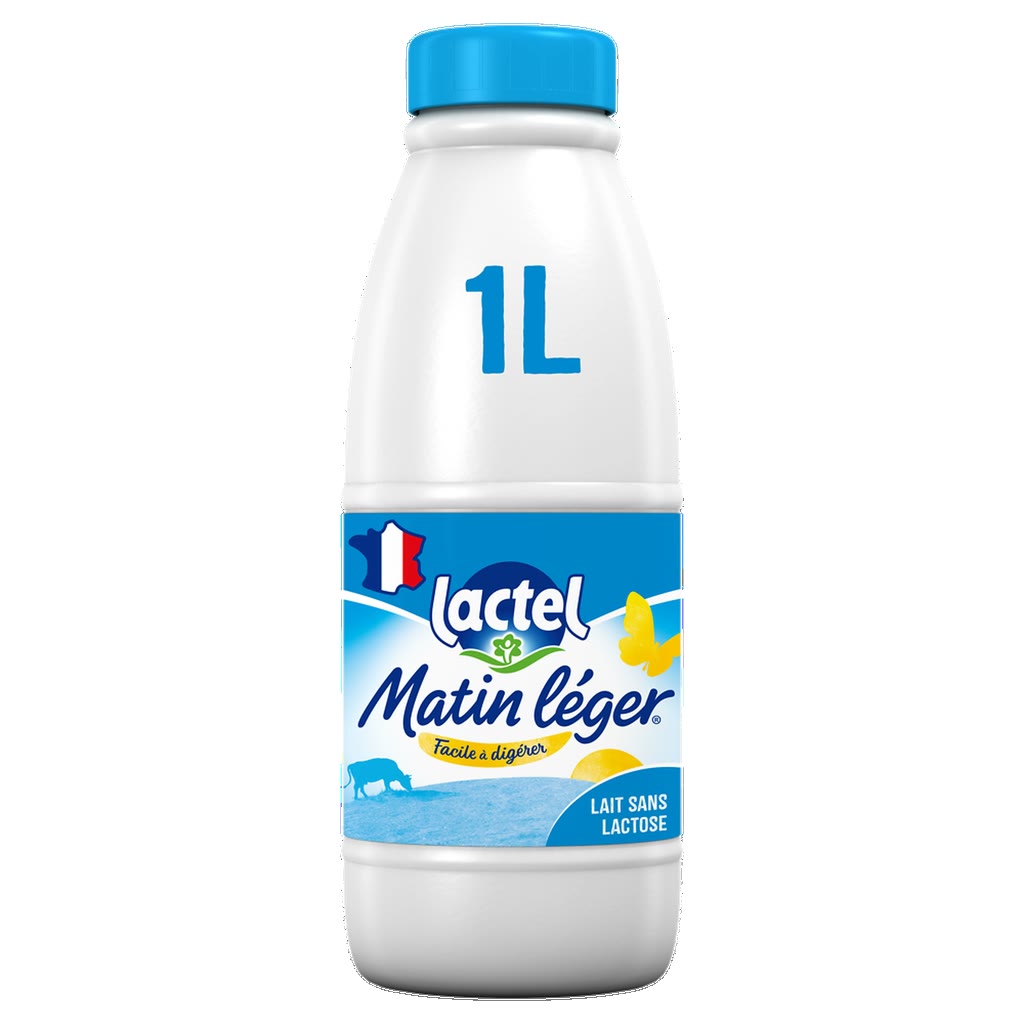 Lait Sans Lactose Matin Léger 1L