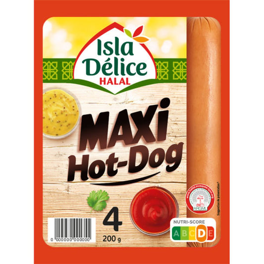 Maxi Hot Dog x4 200 g