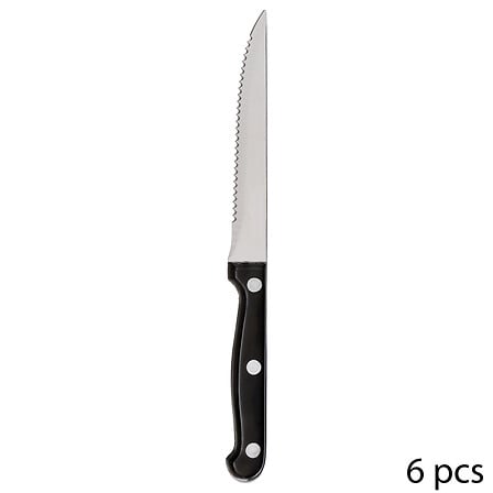 Lot de 6 couteaux à steak ABS