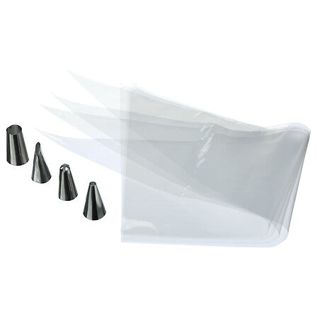 Lot de 20 poches à douille jetables en display