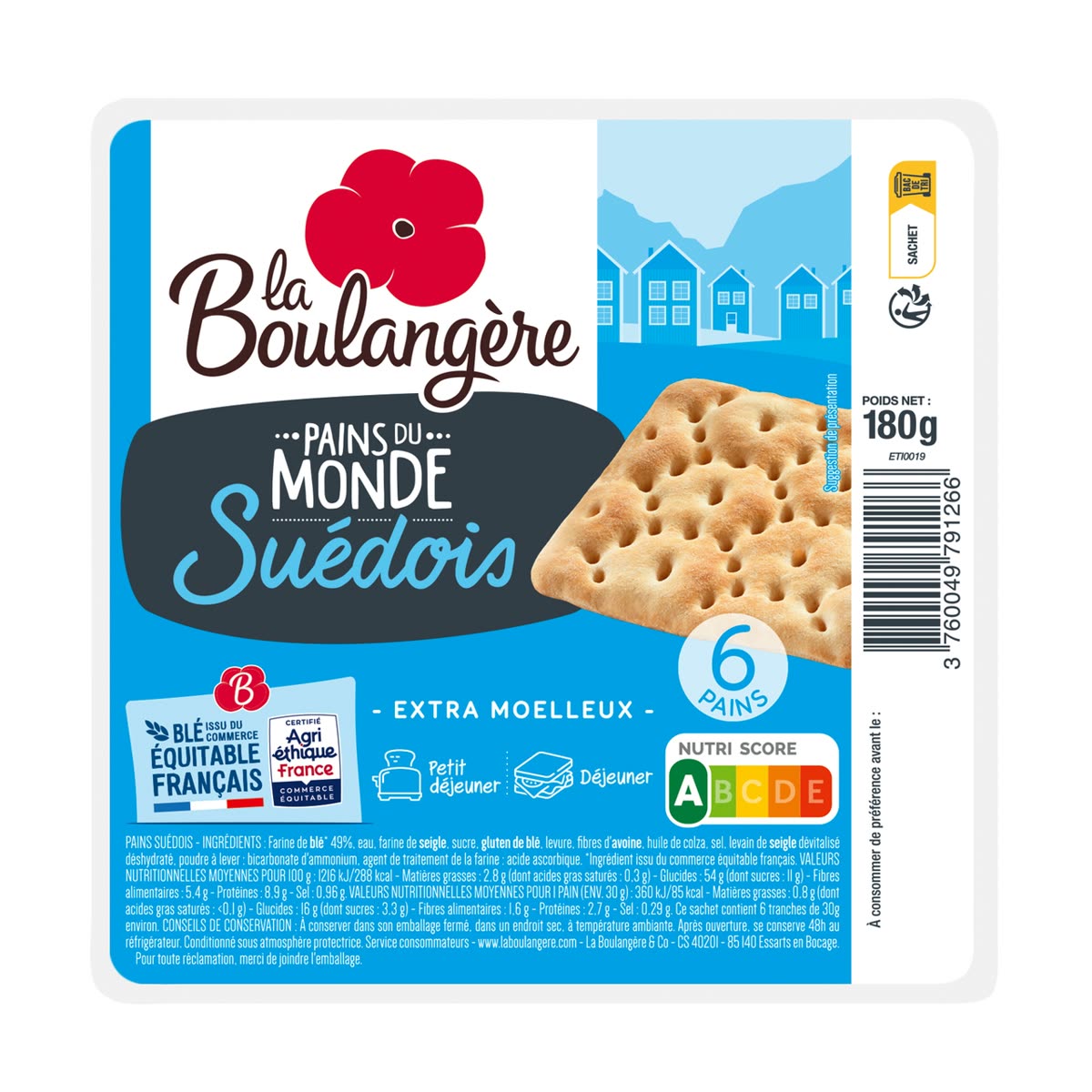 Pain Suedois X6 LA Boulan