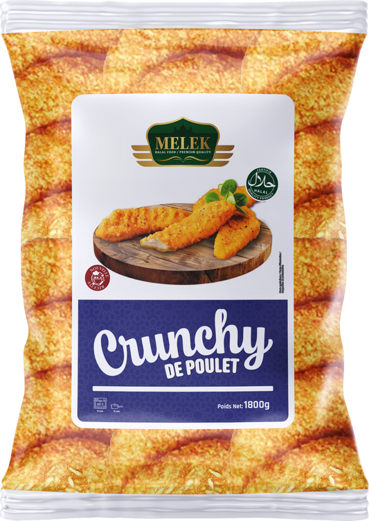 Crunchy de poulet Melek 1800g surgelé halal
