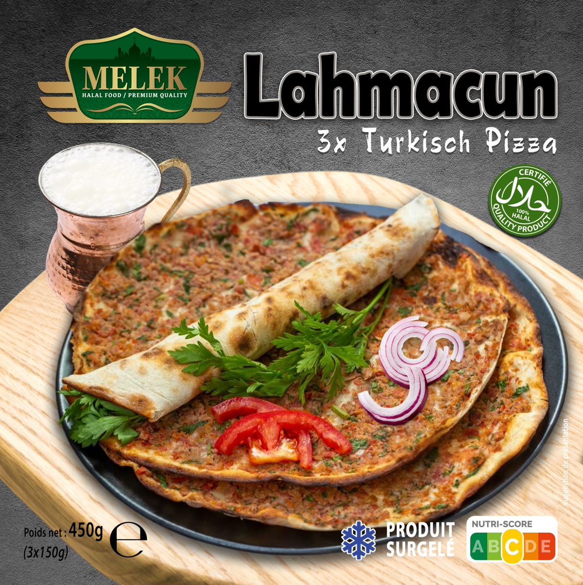 Lahmacun x3 450g Melek