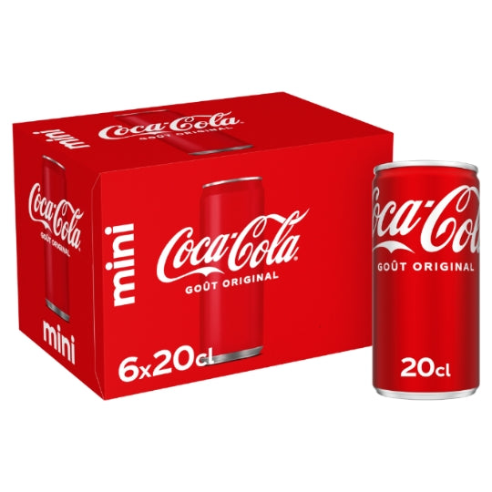 Mini Coca-Cola x6 20cl