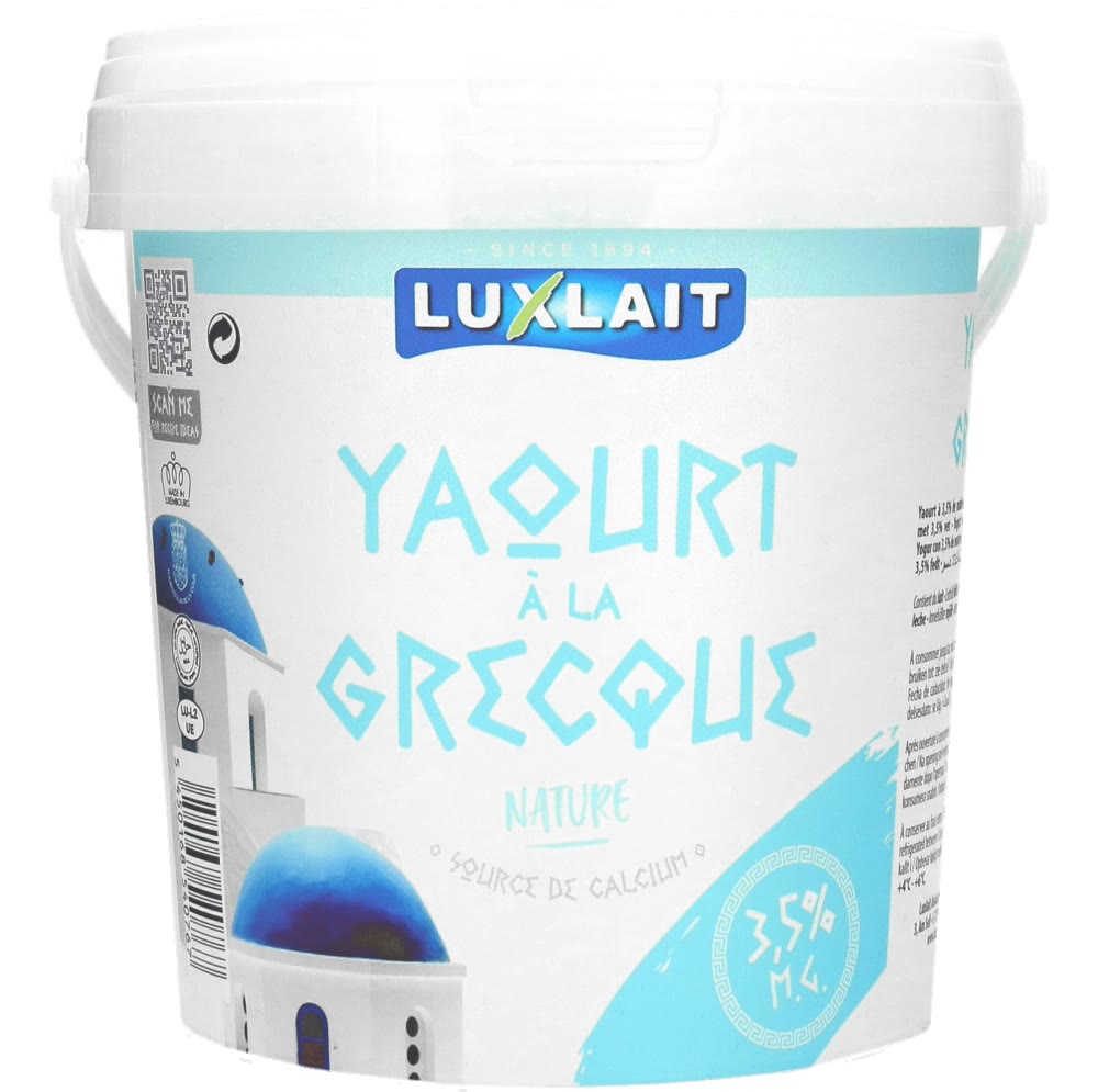 Yaourt A LA Greque Nature 3.5M.G 1KG