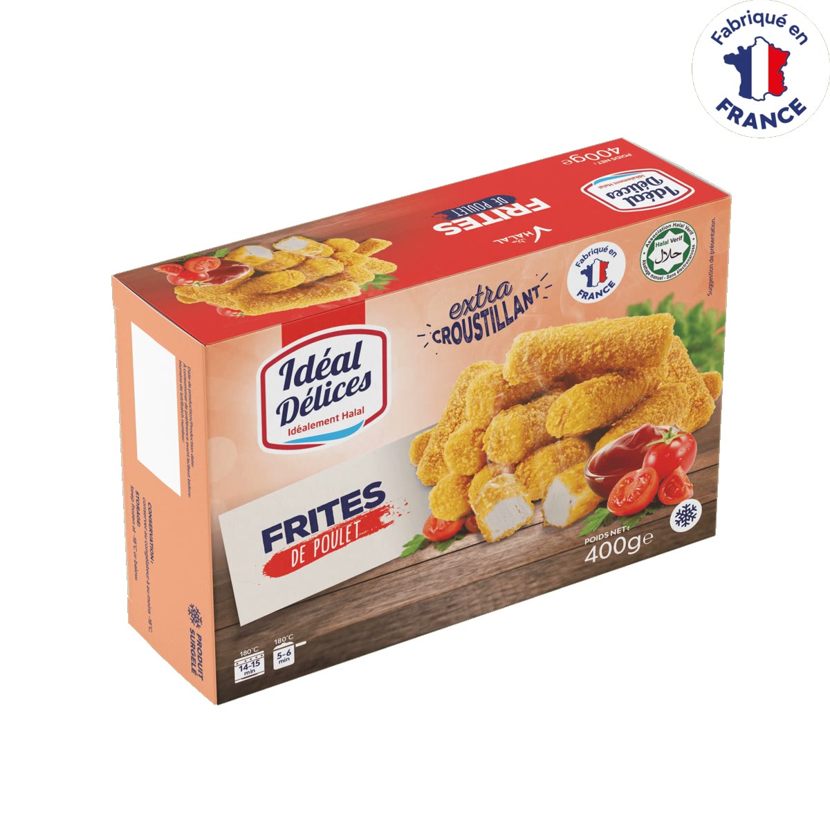 Frite DE Poulet 400G Ideal Delices