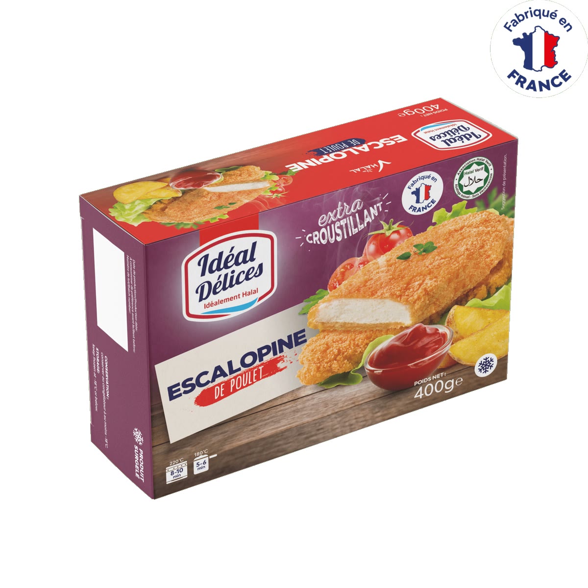 Escalopine DE Poulet Crousty 400G ID