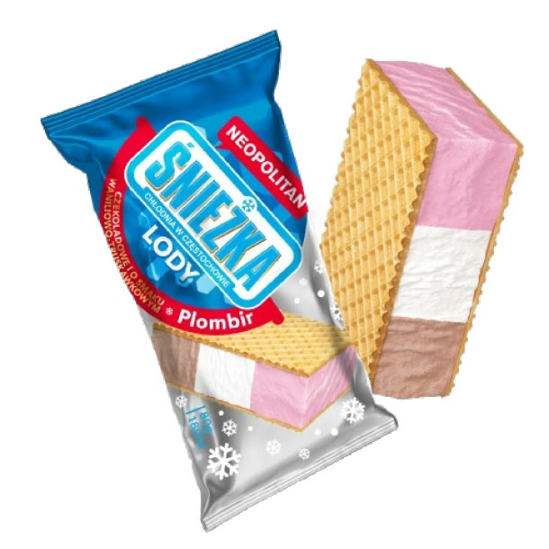 Glace Sandwich Vanille Fraise 80G