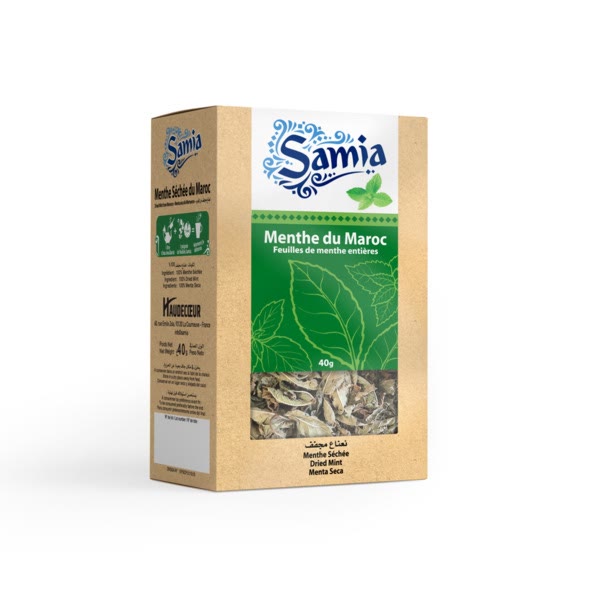 Feuilles.de Menthe Entieres Sechees 40G