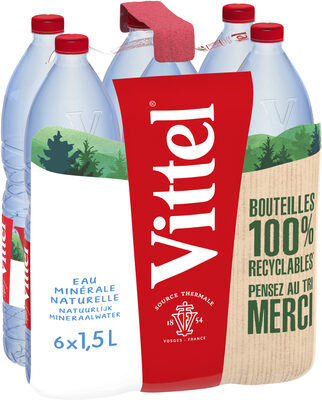 Vittel eau minérale pack 6x1,5L