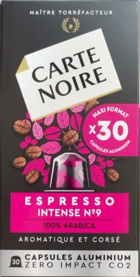 Café expresso intense numéro 9