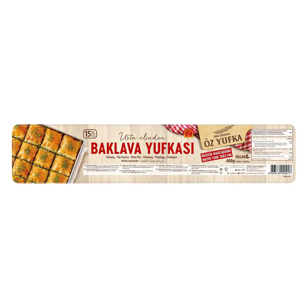 oz  pate a filo  480gr