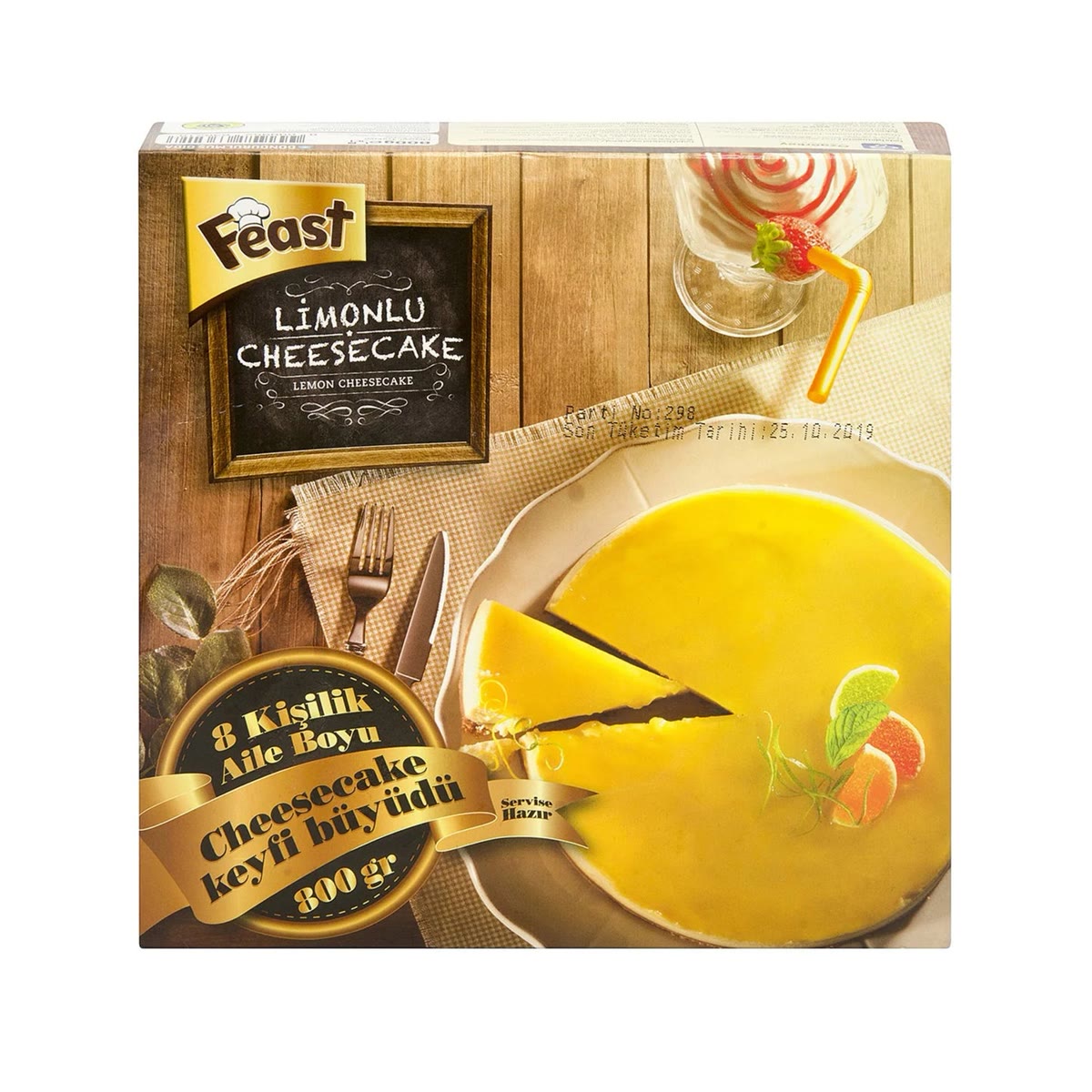 Feast Cheescake Citron 800G