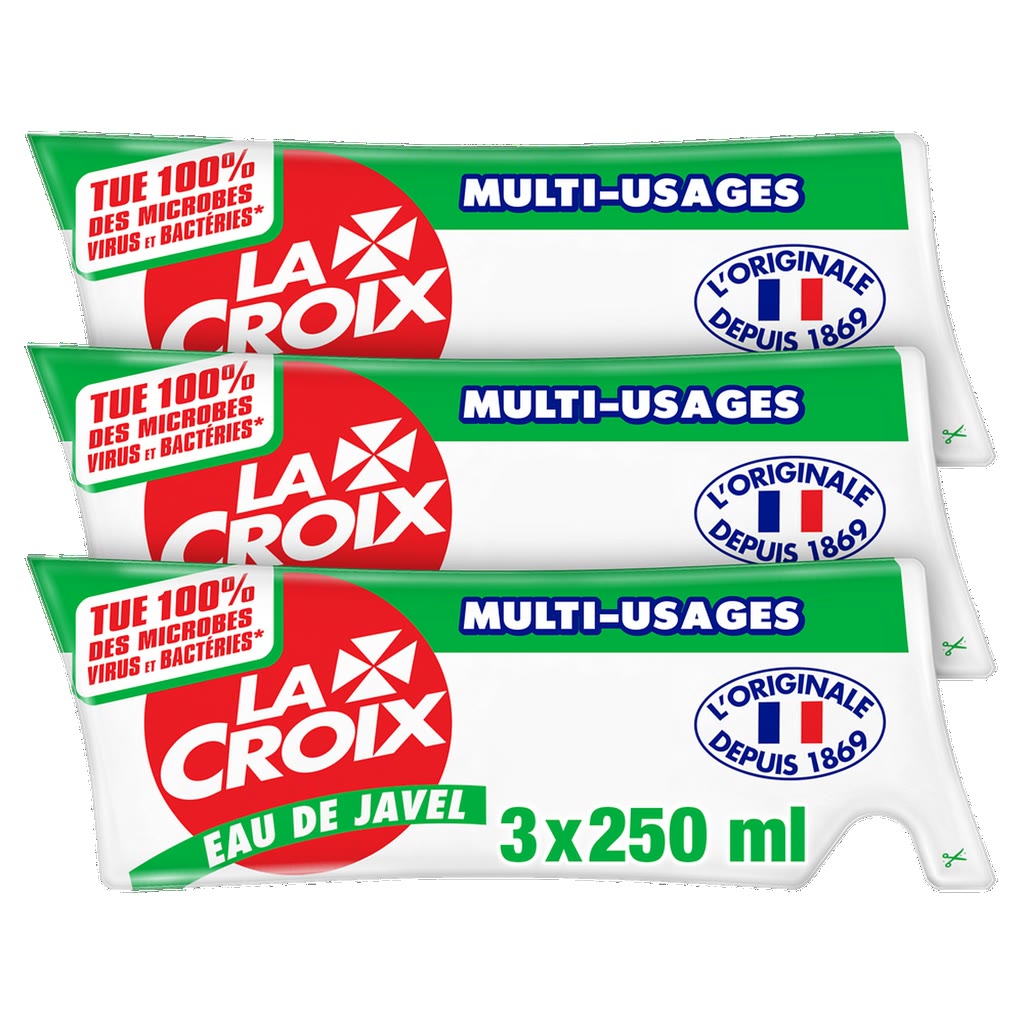 Javel Traditionnelle 3x250ml La Croix