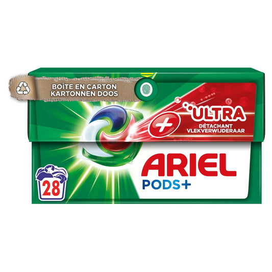 ARIEL LESSIVE PODS 4EN1 ULTRA DETACHANT 28 LAVAGES
