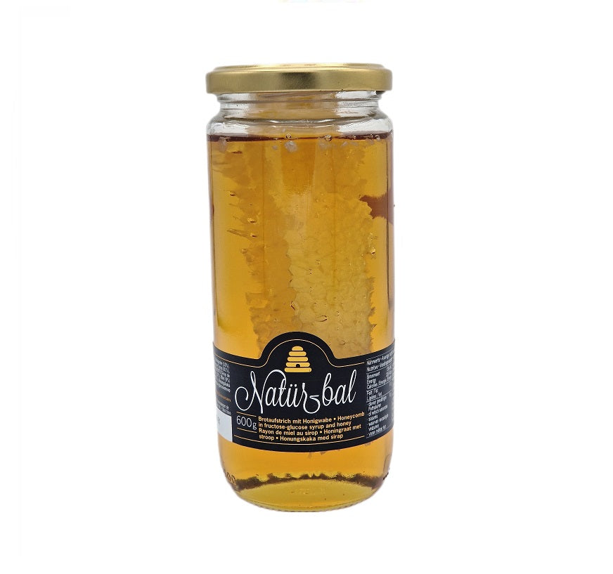 SIROP AU MIEL EN RUCHE 600G NATURBAL