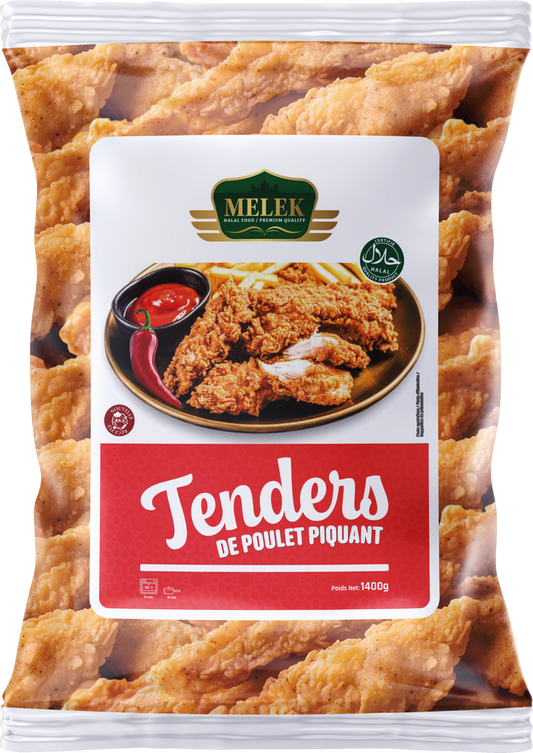 Tenders de Poulet Piquants Malek 1400g - Surgelé Halal