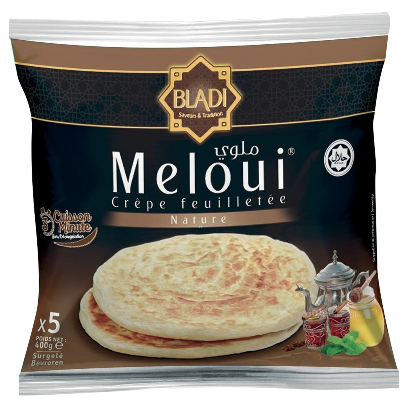 BLADI CREPE FEUILLETEE MELOUI X 5